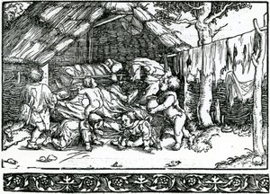 Evicted Peasants, Illustration from Franciscus Petrarchas Von der Artzney bayder Glueck, 1532